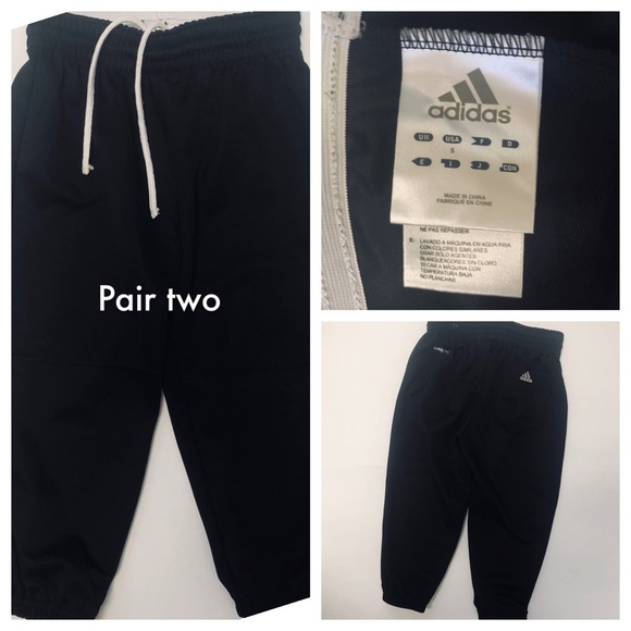 ⭐️TWO PAIR⭐️ ADIDAS boy pants small - Picture 3 of 5